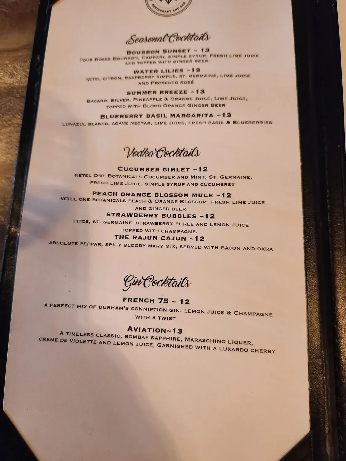 Menu 5