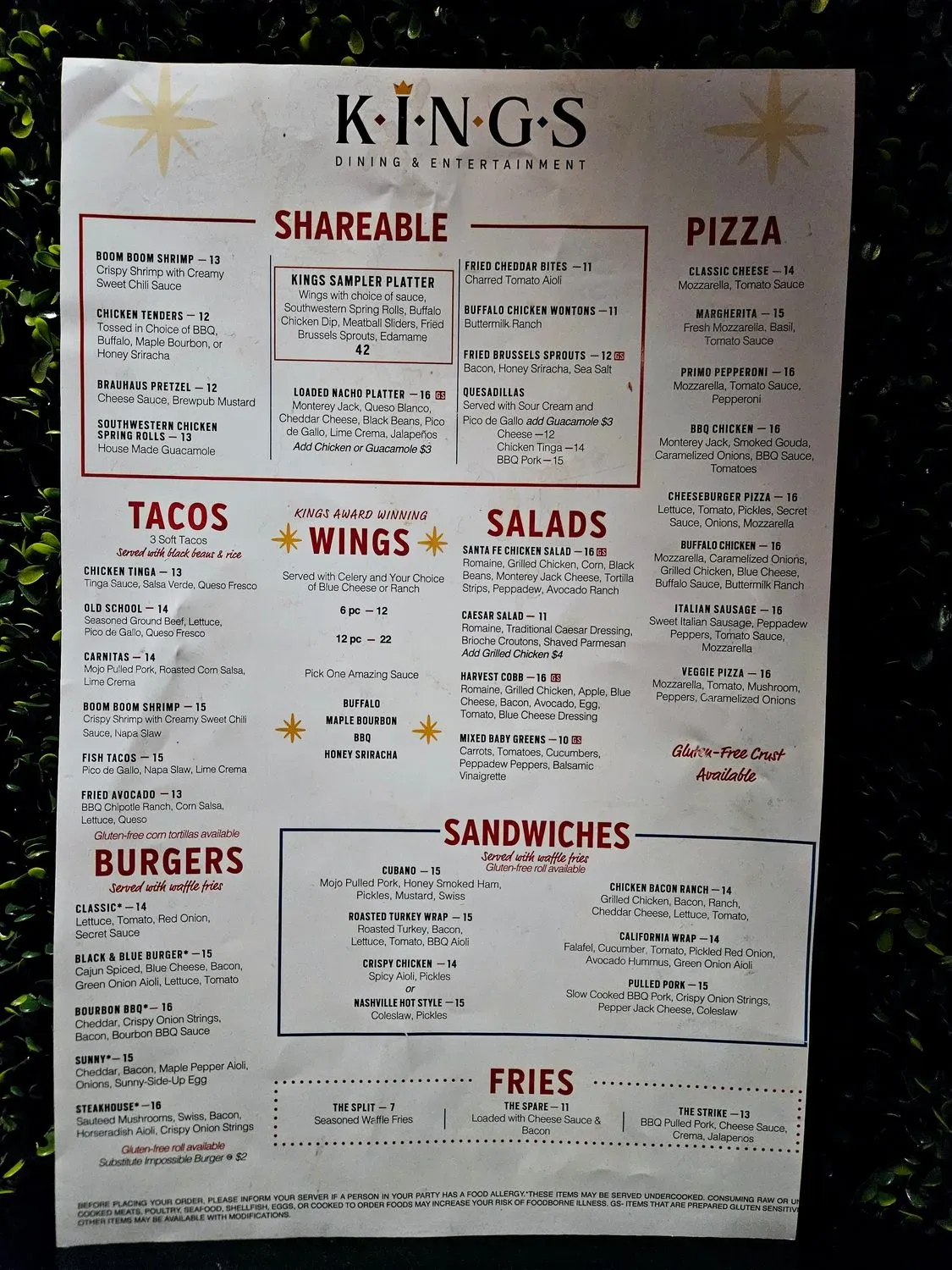 Menu 2