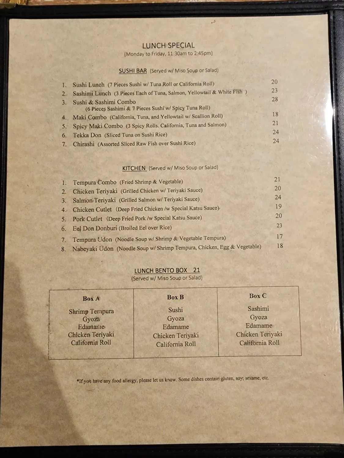 Menu 3