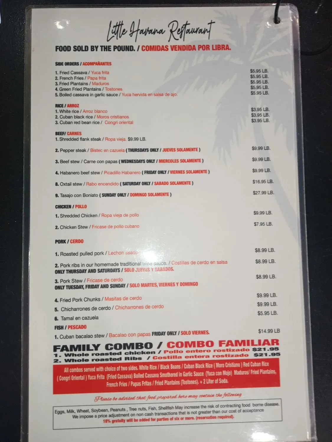 Menu 5