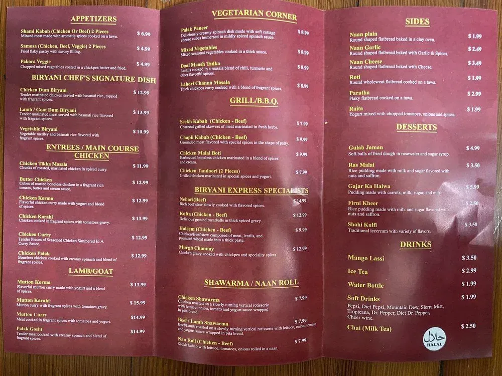 Menu 2