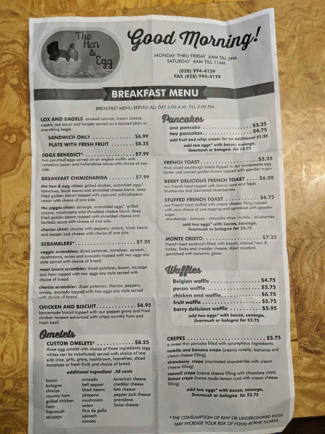 Menu 5
