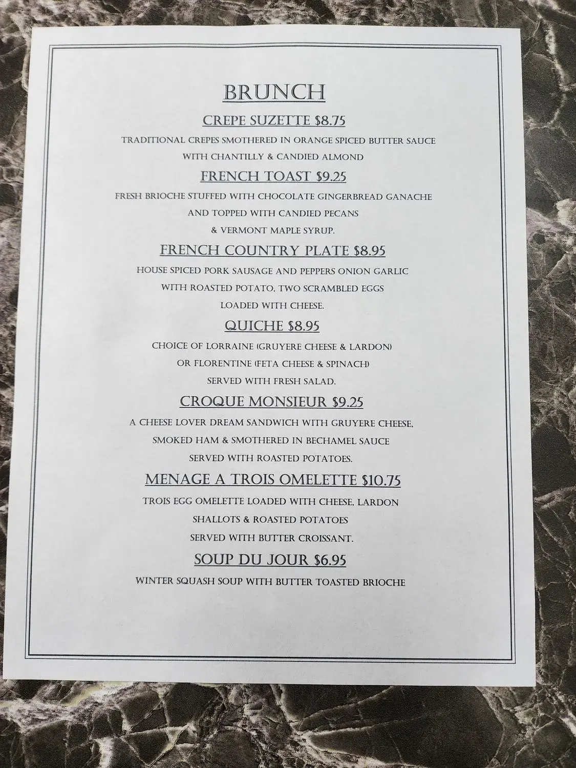 Menu 2