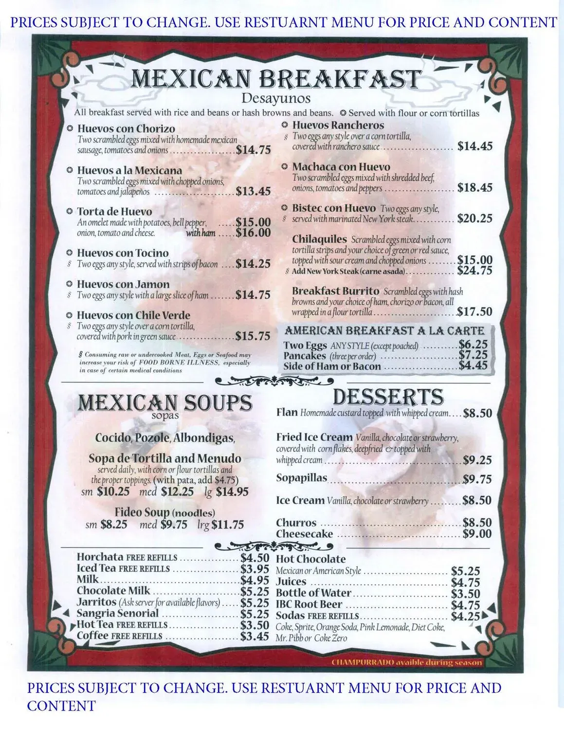 Menu 2