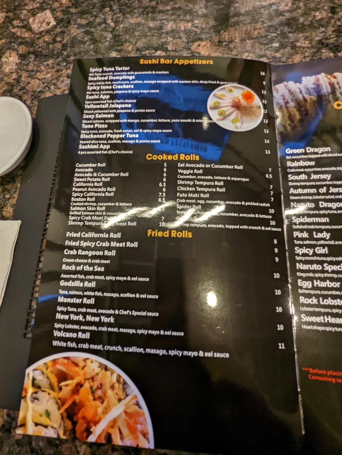 Menu 6