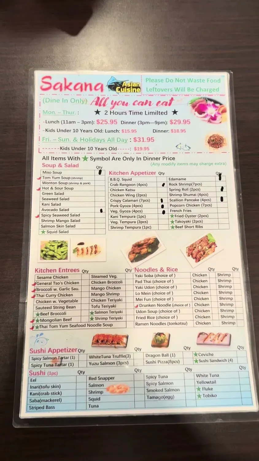 Menu 5