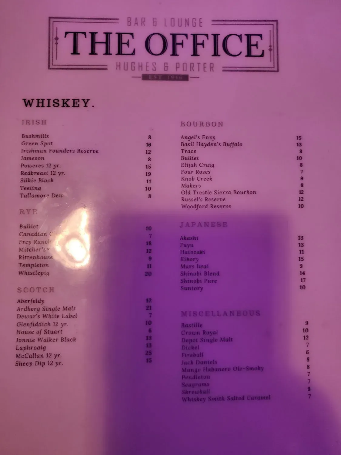 Menu 3