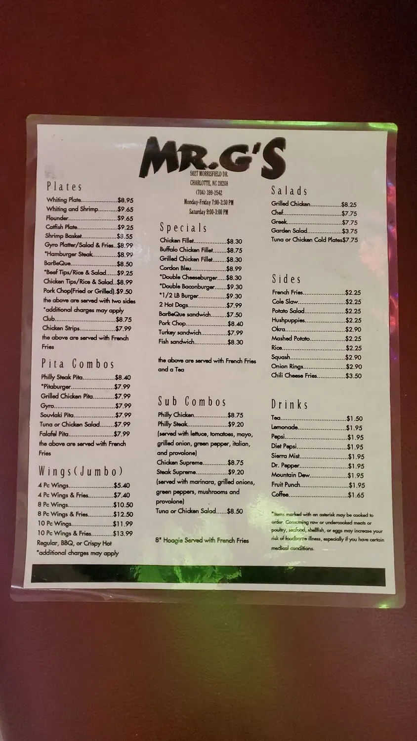 Menu 3