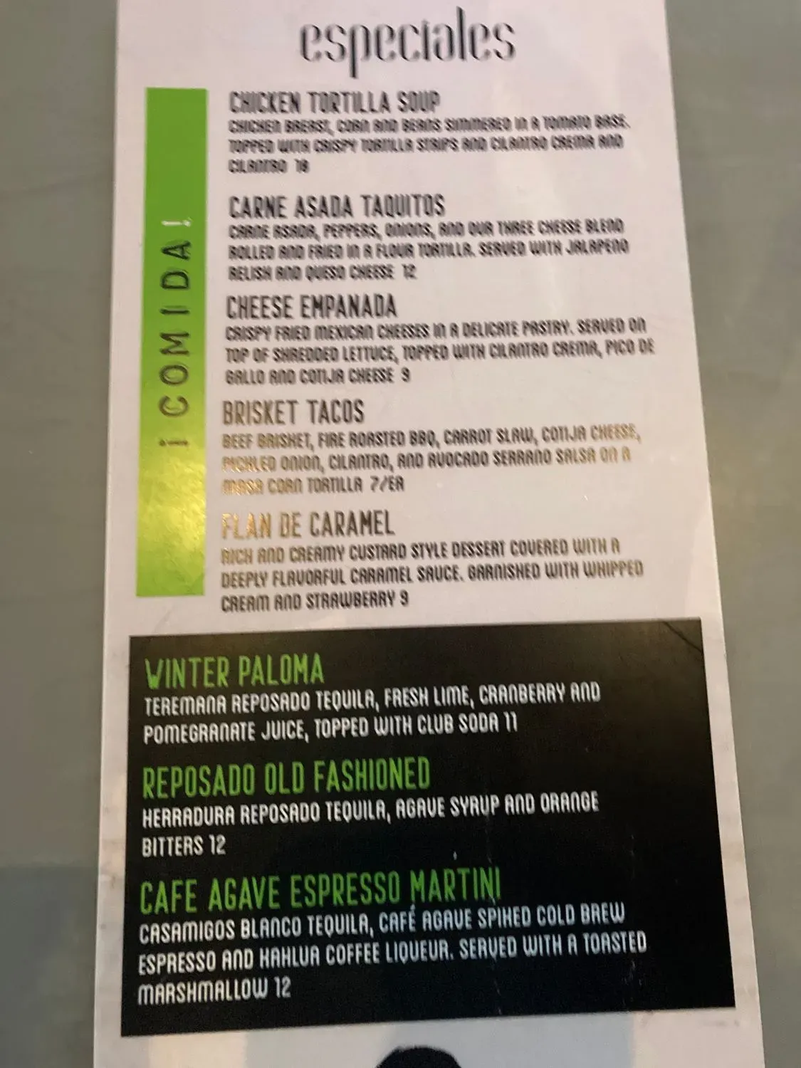 Menu 6