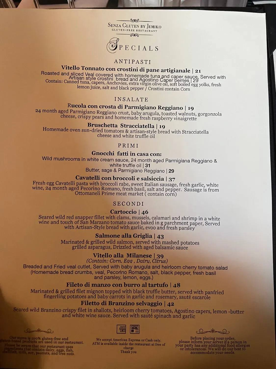 Menu 5