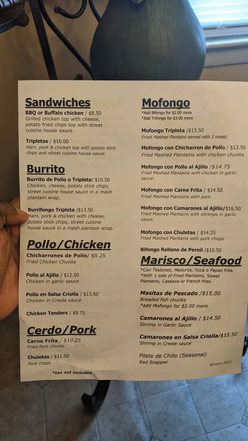 Menu 6