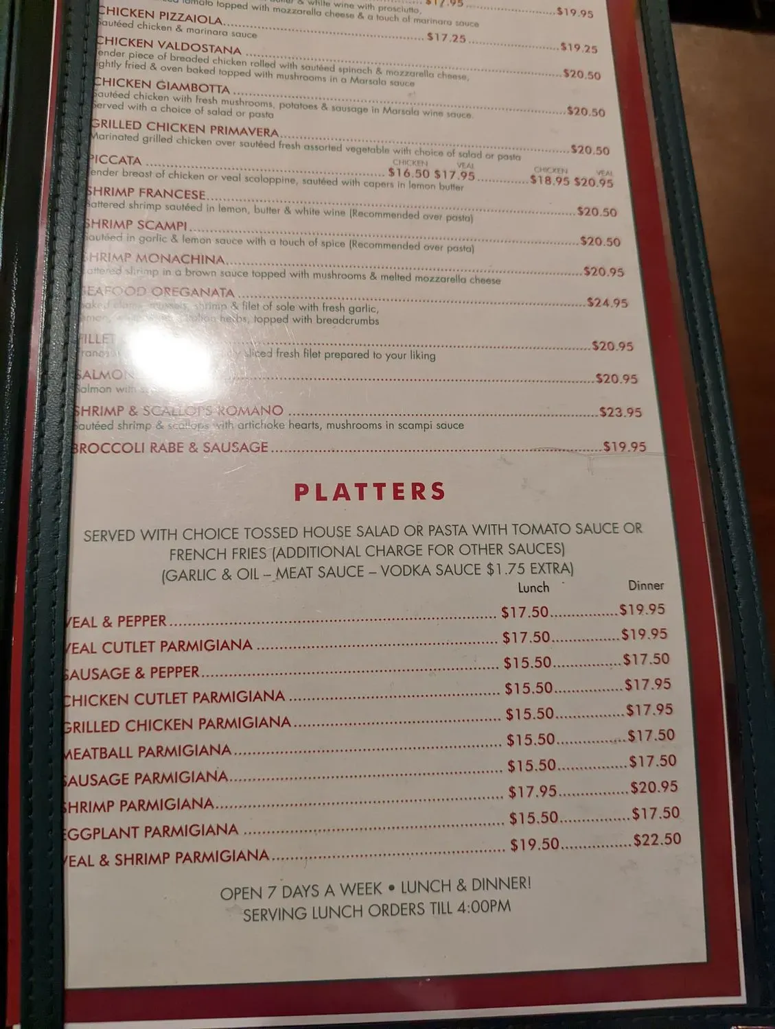 Menu 4