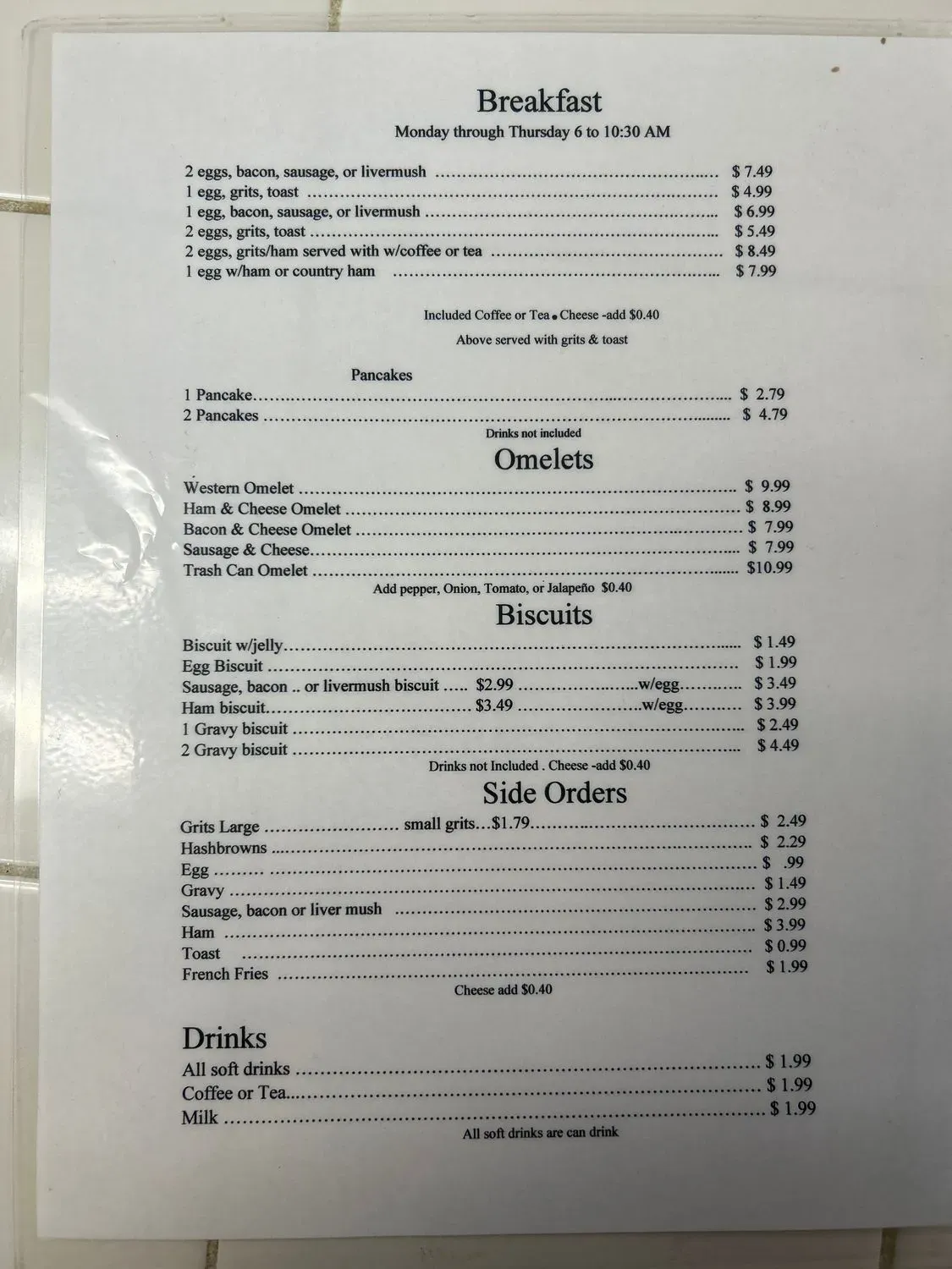 Menu 3