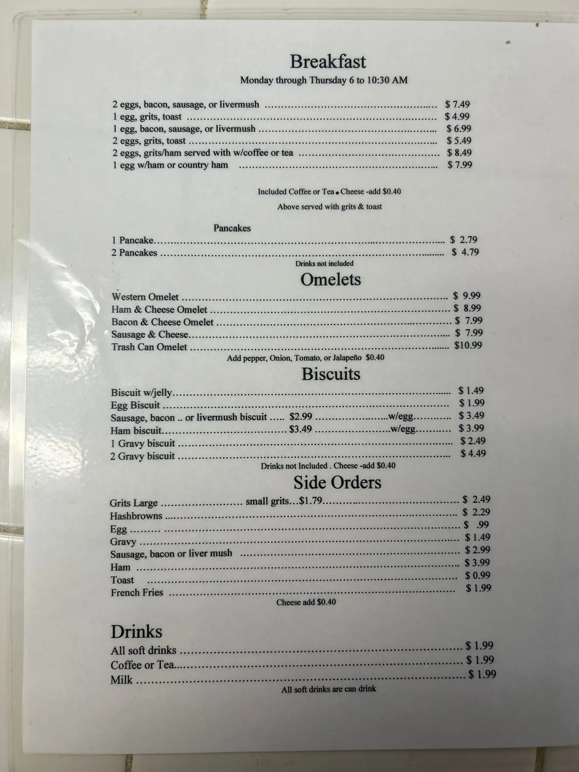 Menu 3