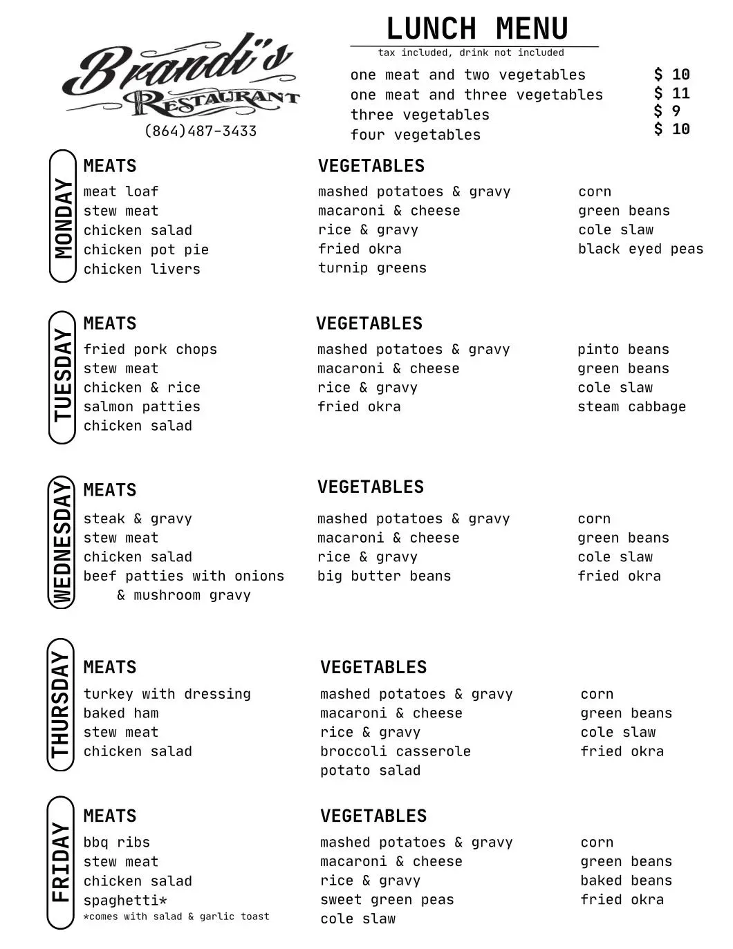 Menu 2