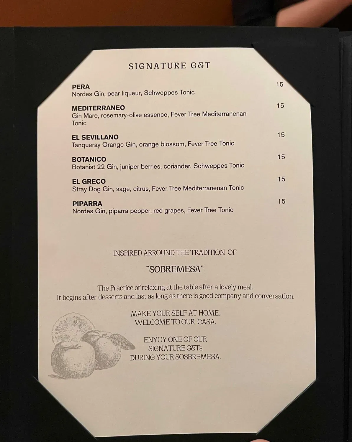 Menu 6