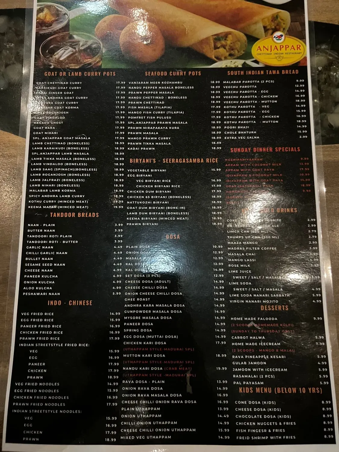 Menu 5