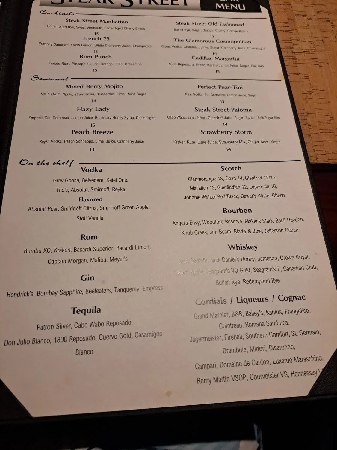 Menu 5