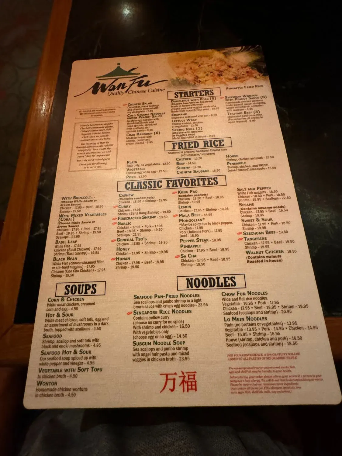 Menu 6