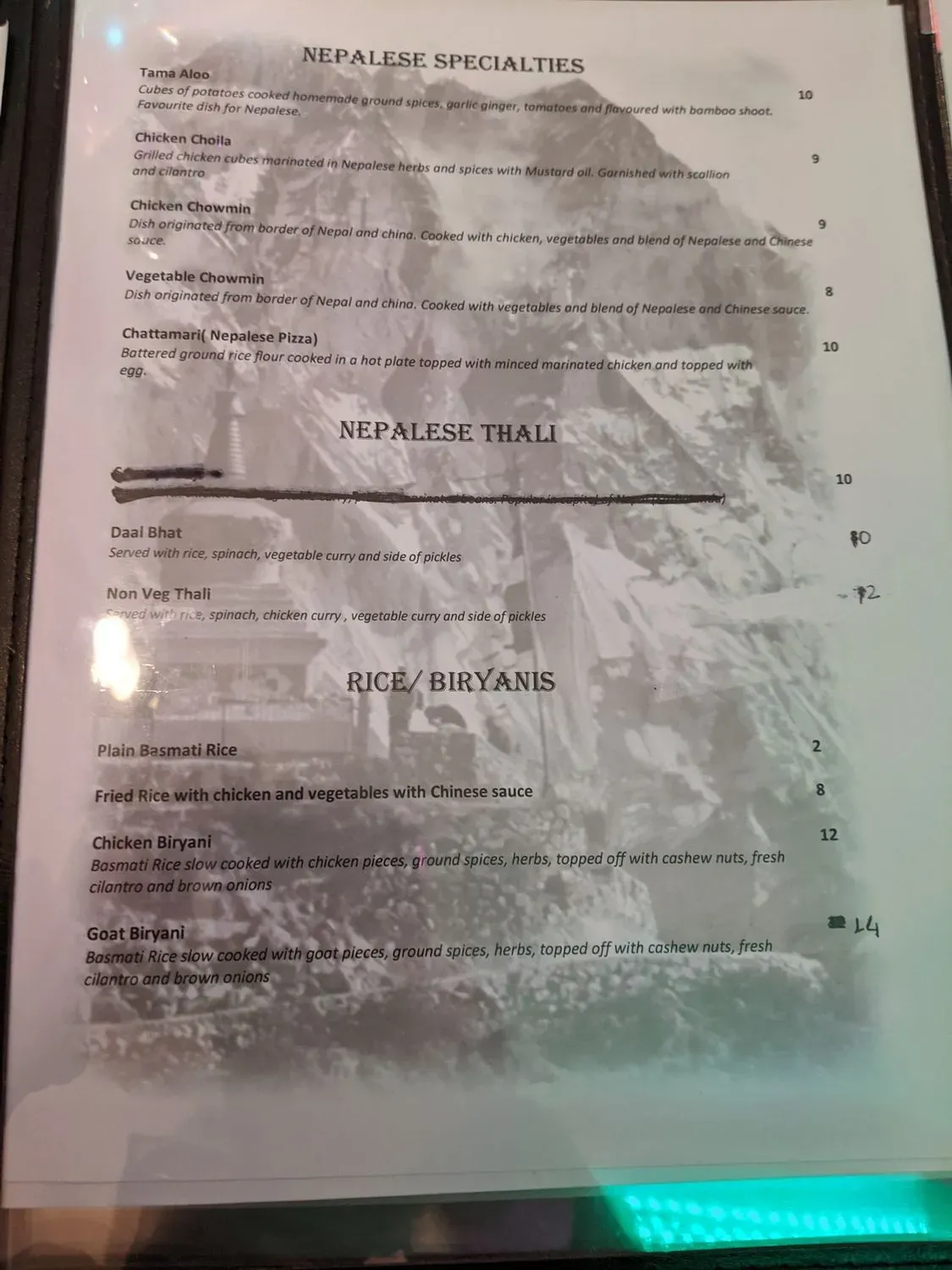 Menu 4