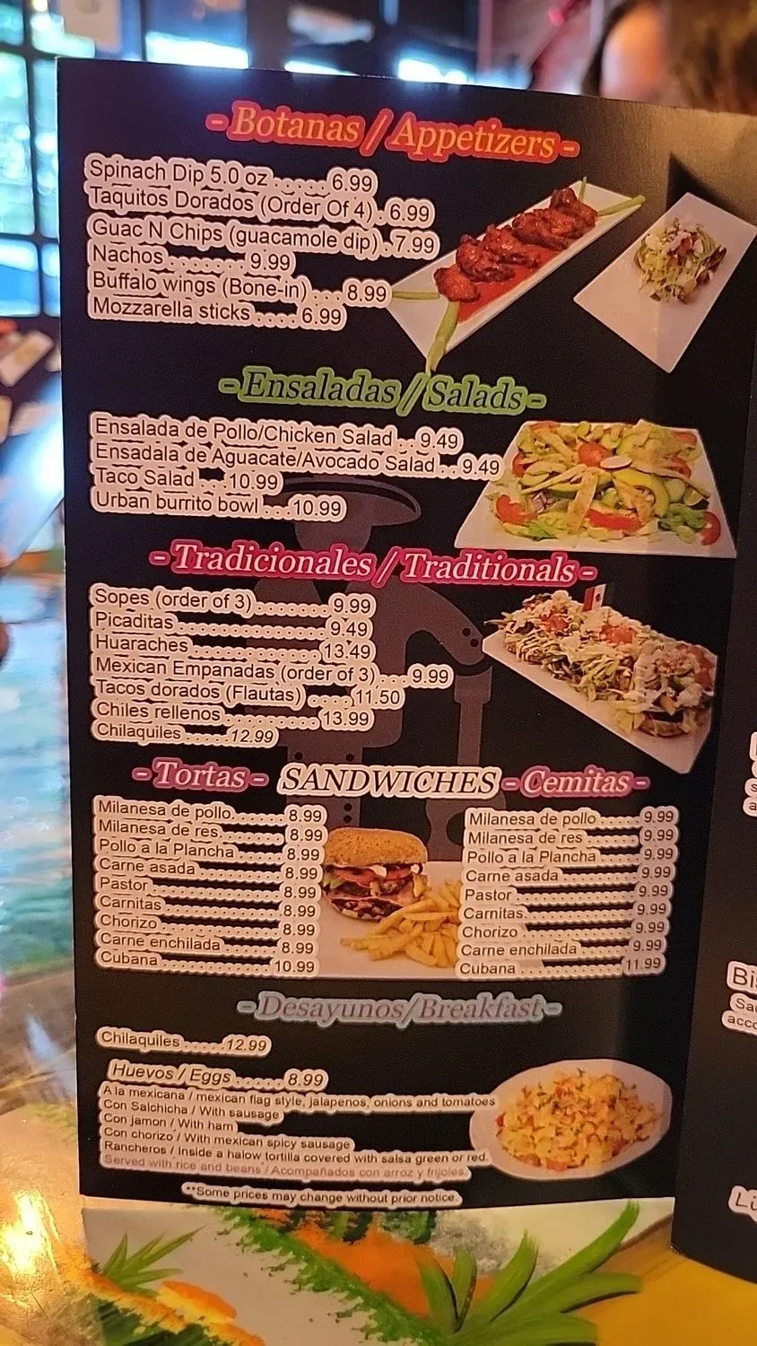 Menu 4