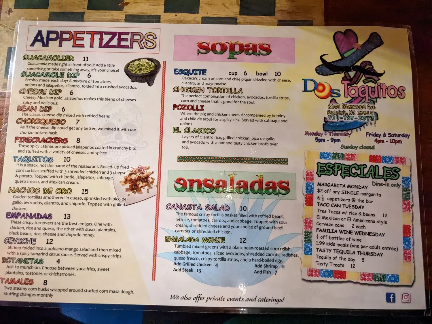 Menu 6