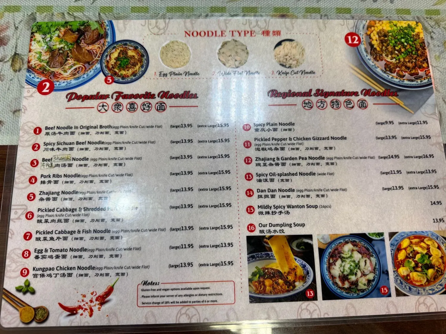 Menu 2