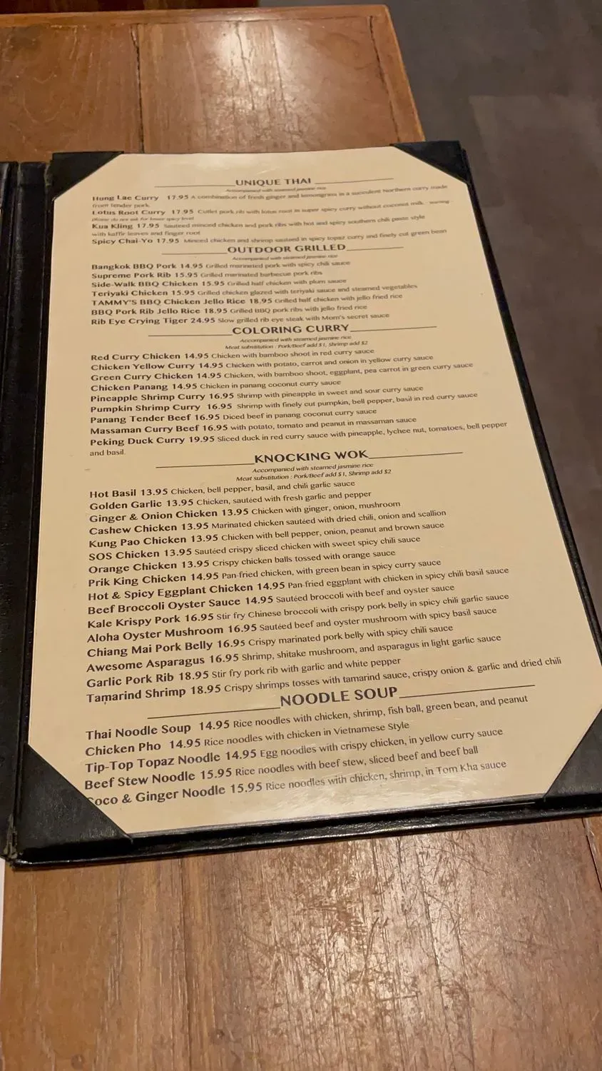 Menu 5