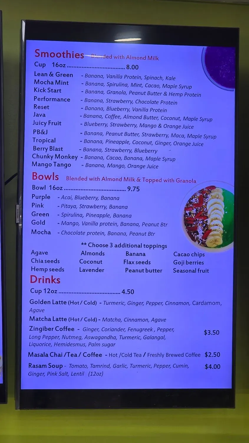 Menu 4