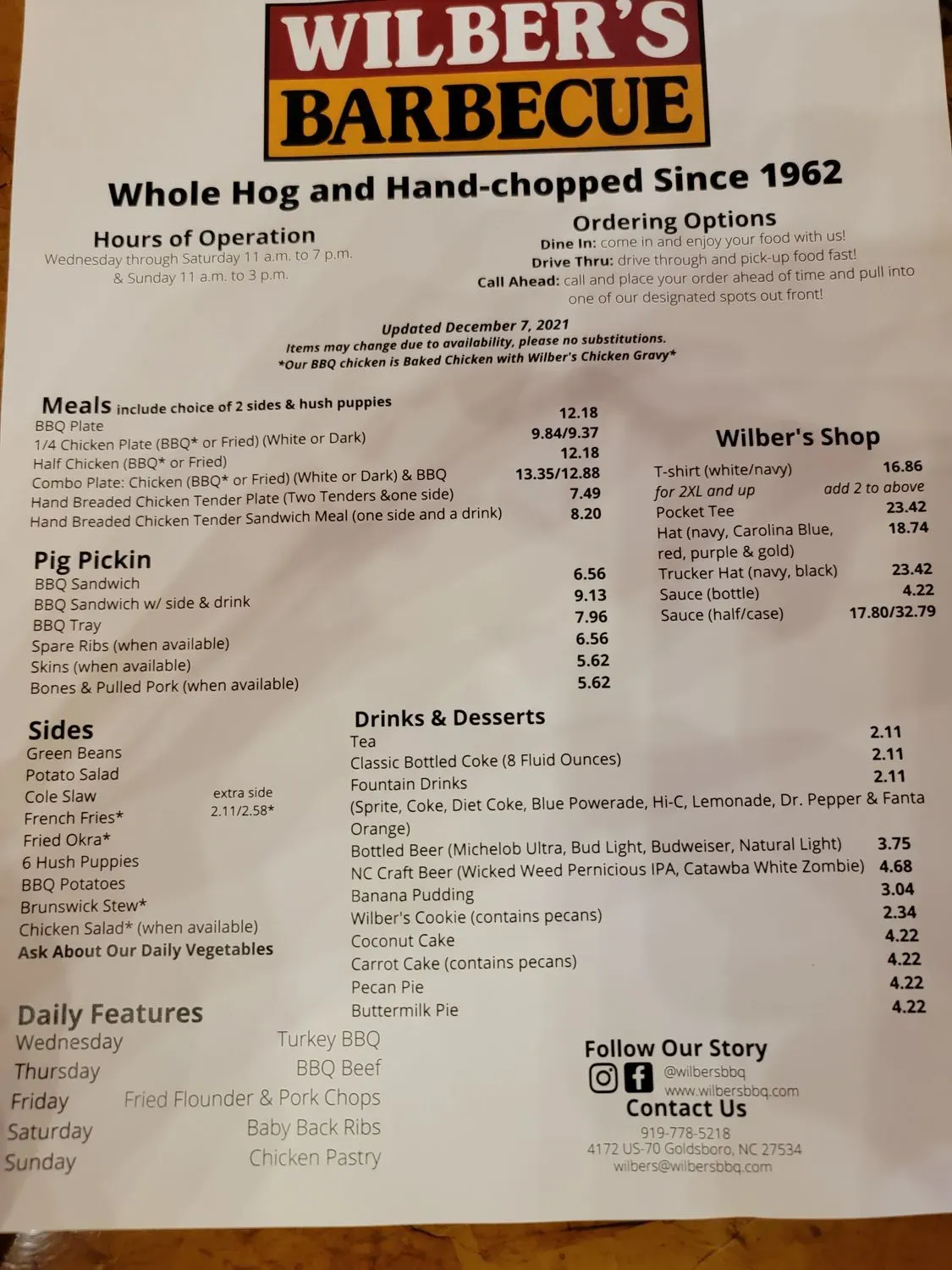 Menu 4