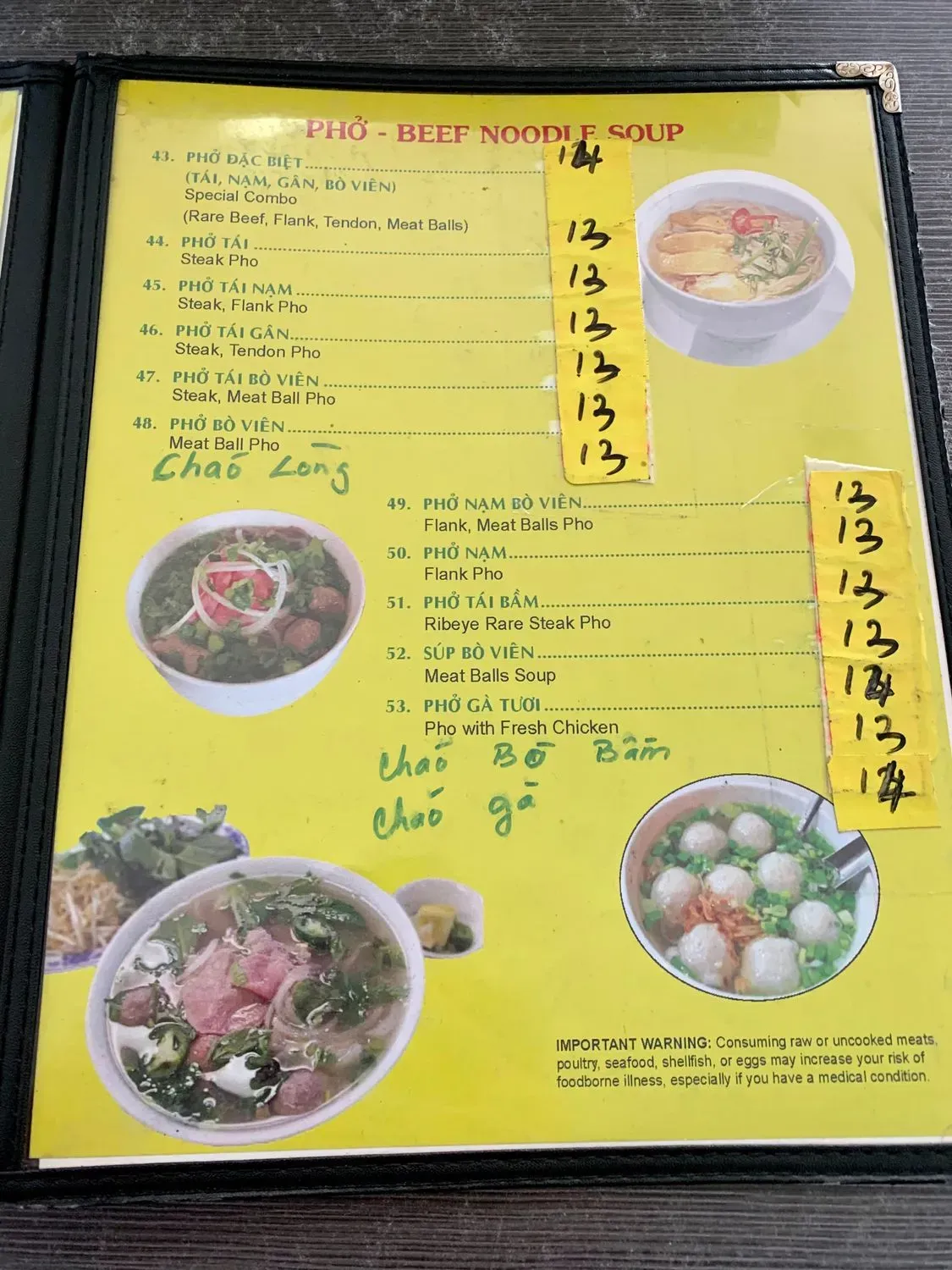 Menu 6