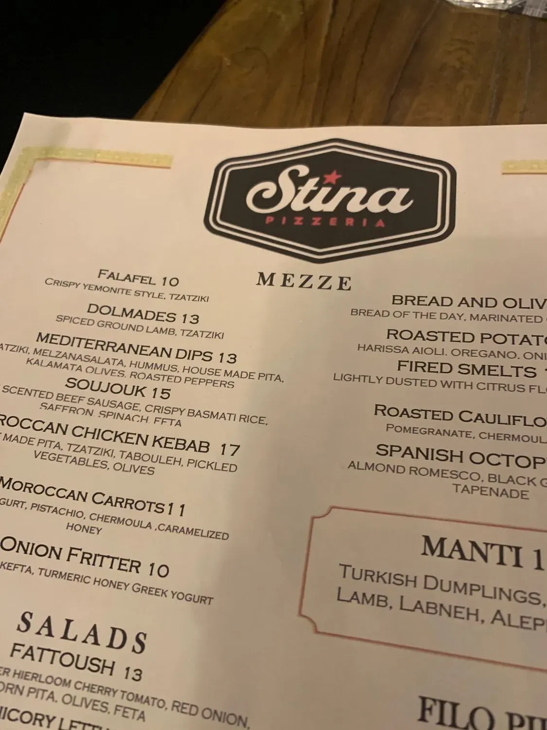 Menu 4