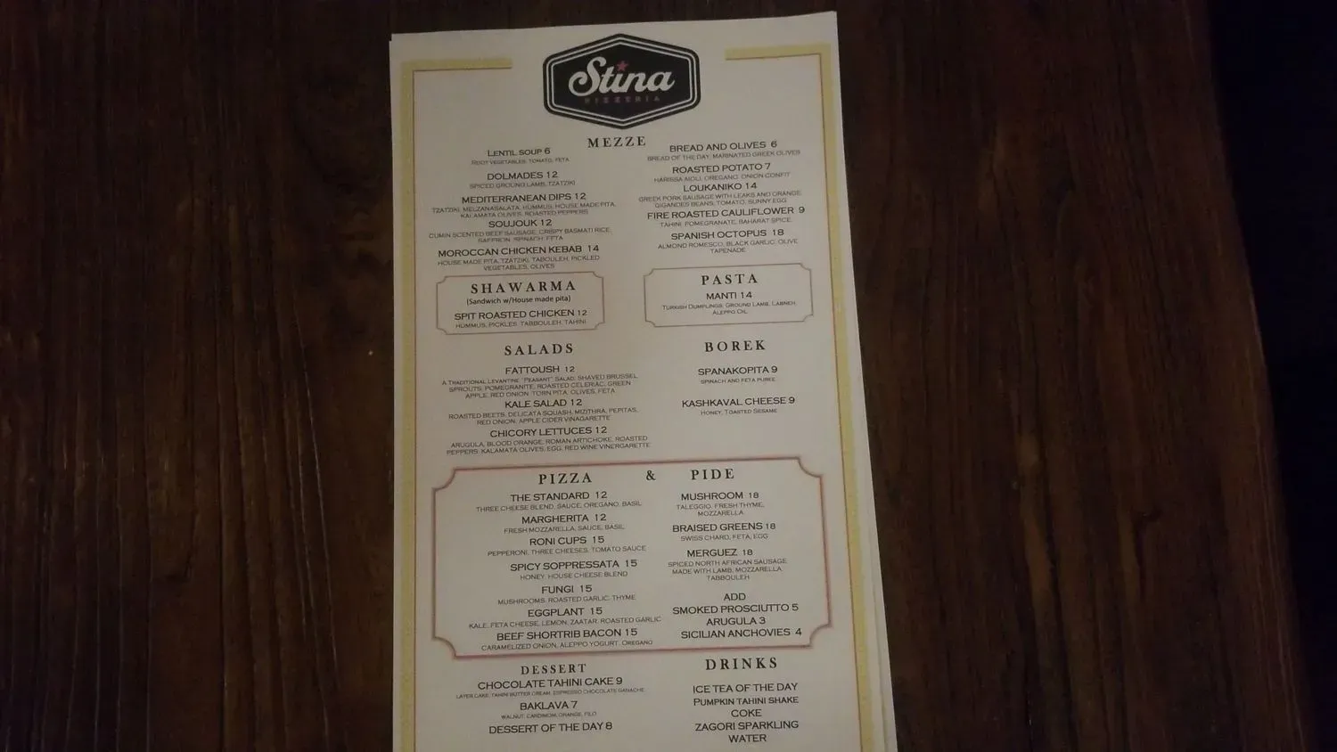 Menu 3