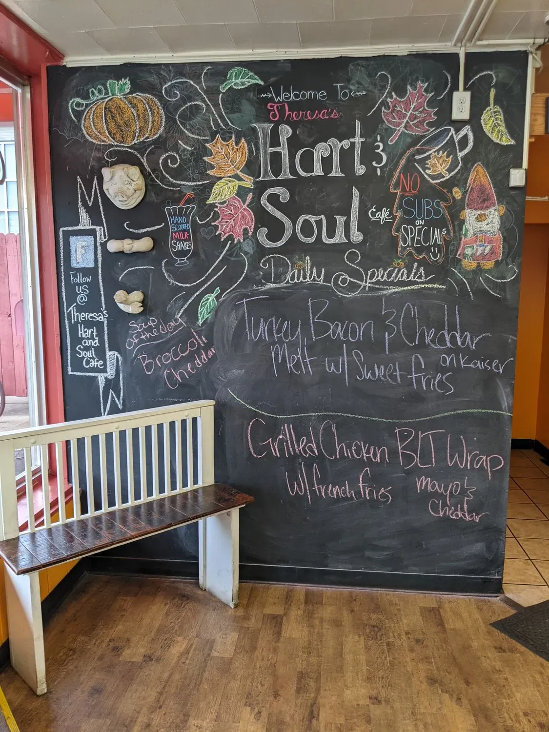 Hart & Soul Café Menu - Updated October 2025