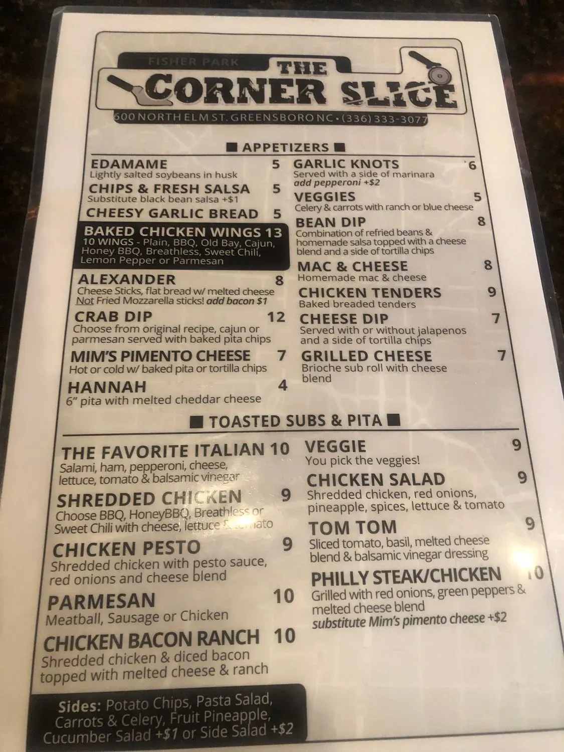 Menu 4