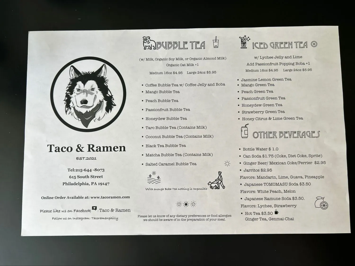 Menu 2