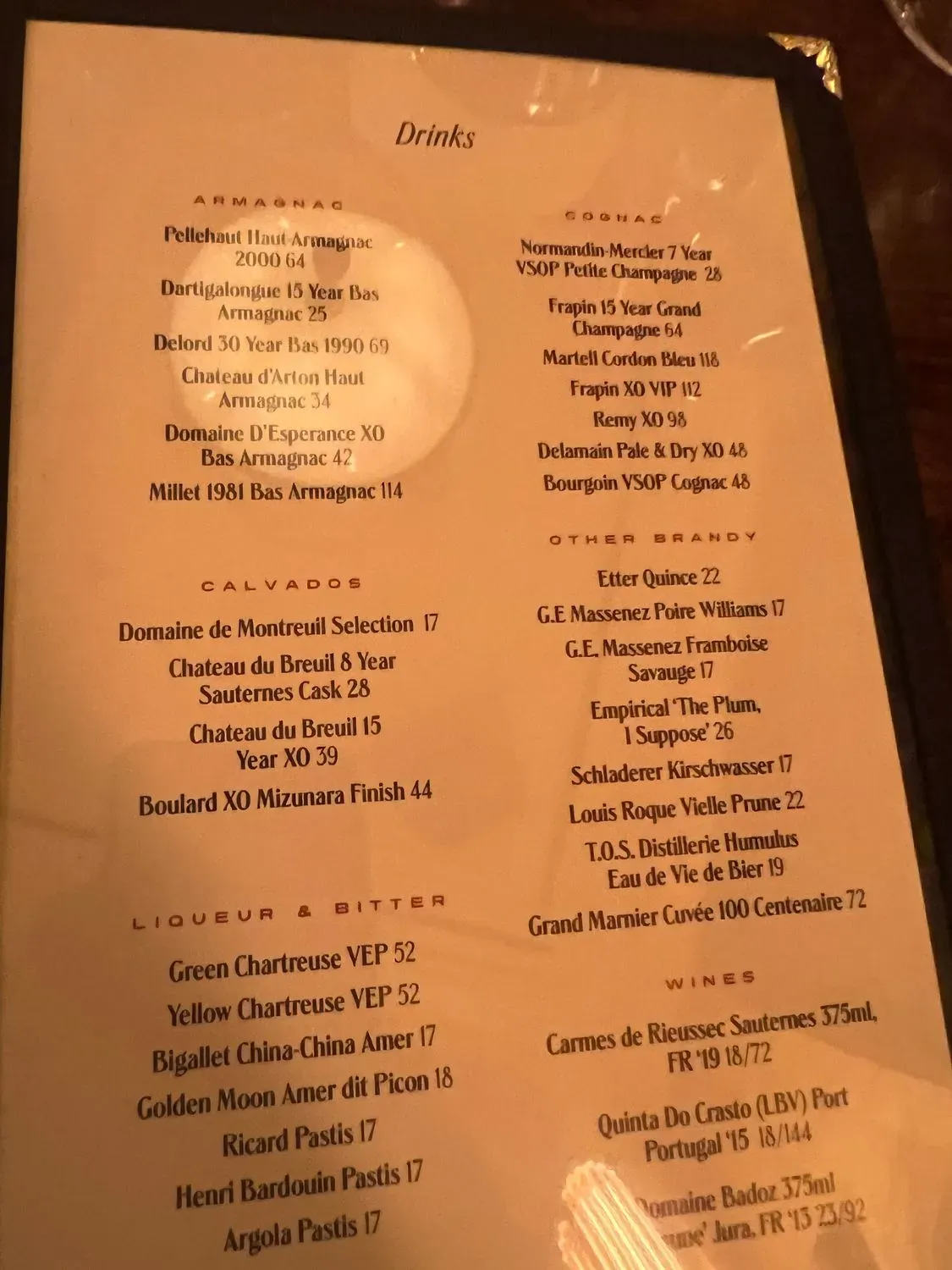 Menu 4