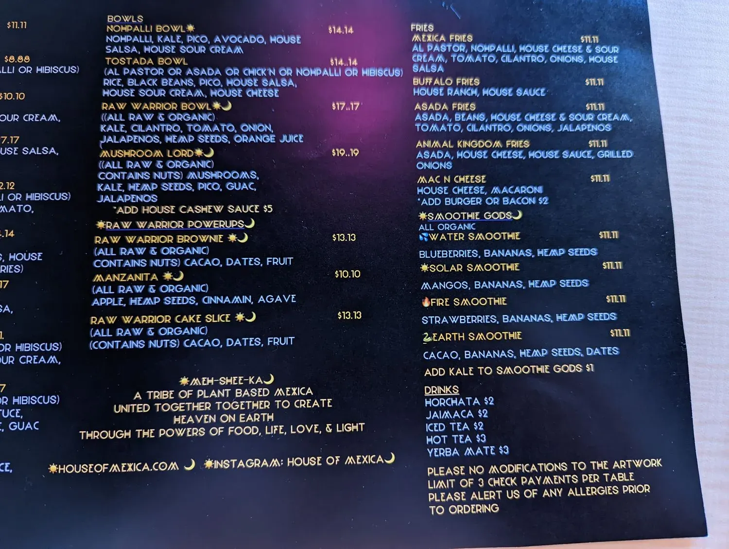 Menu 5