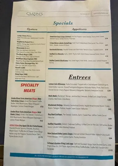 Menu 2