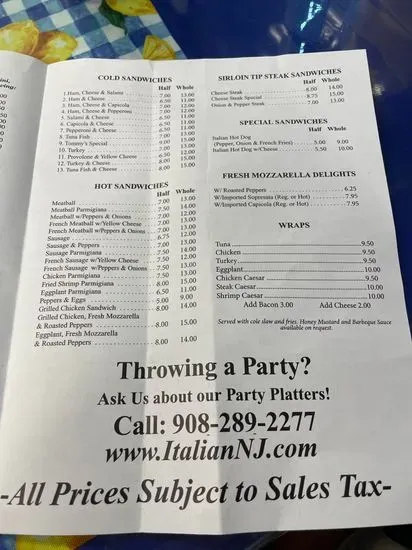 Menu 3