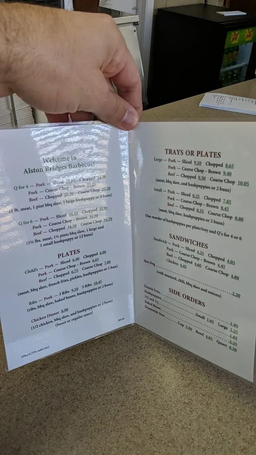 Menu 6