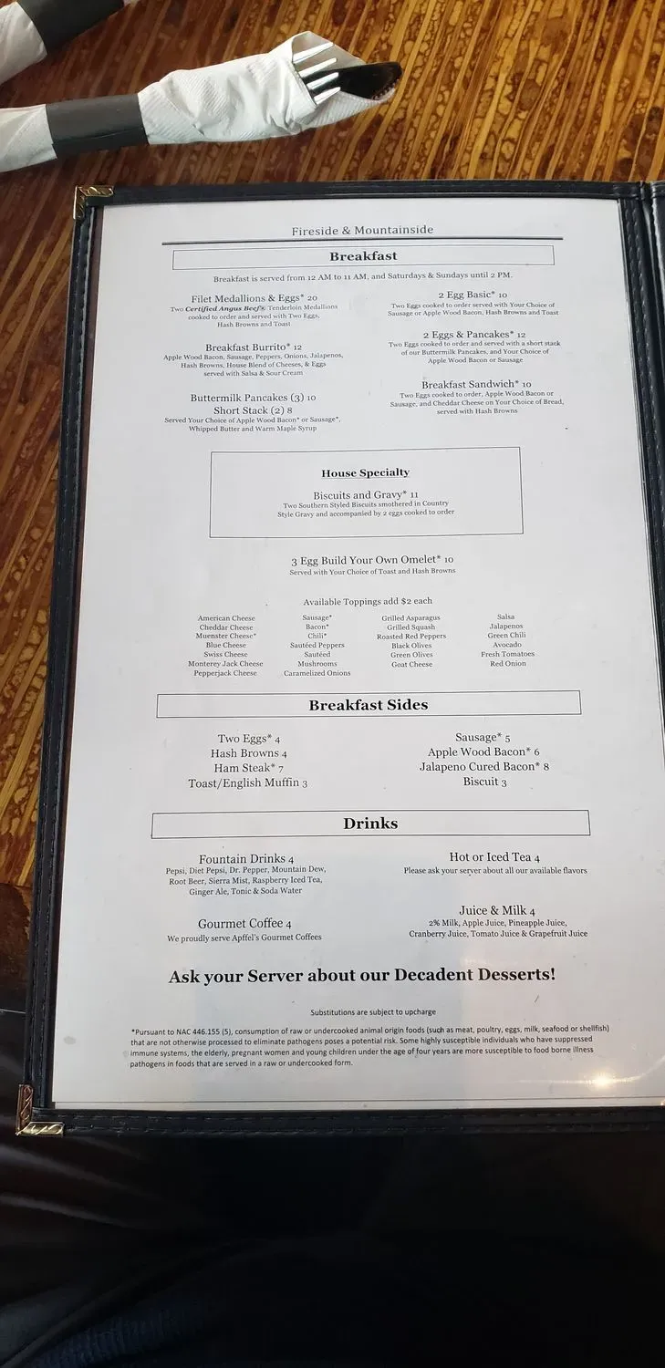 Menu 4