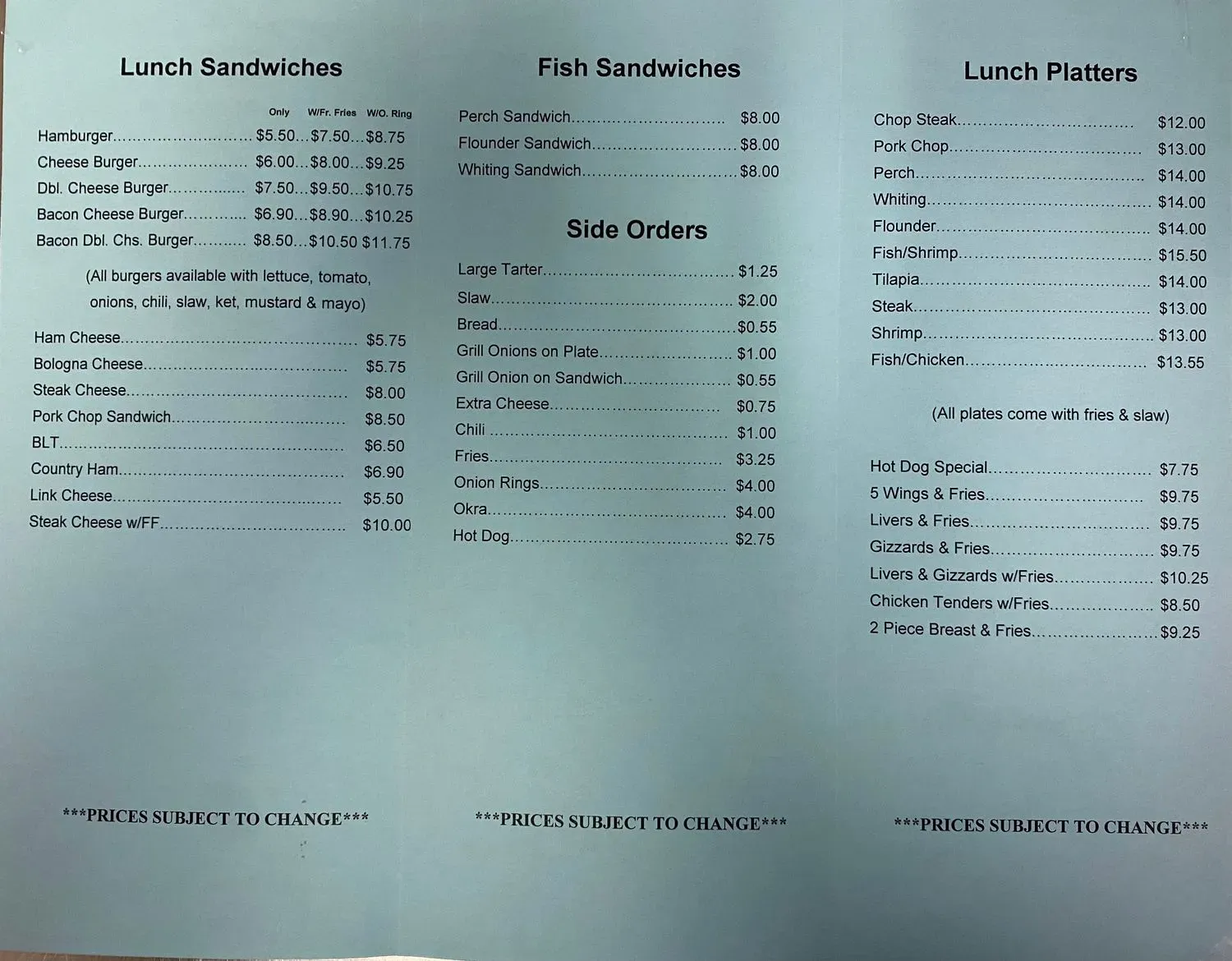 Menu 2