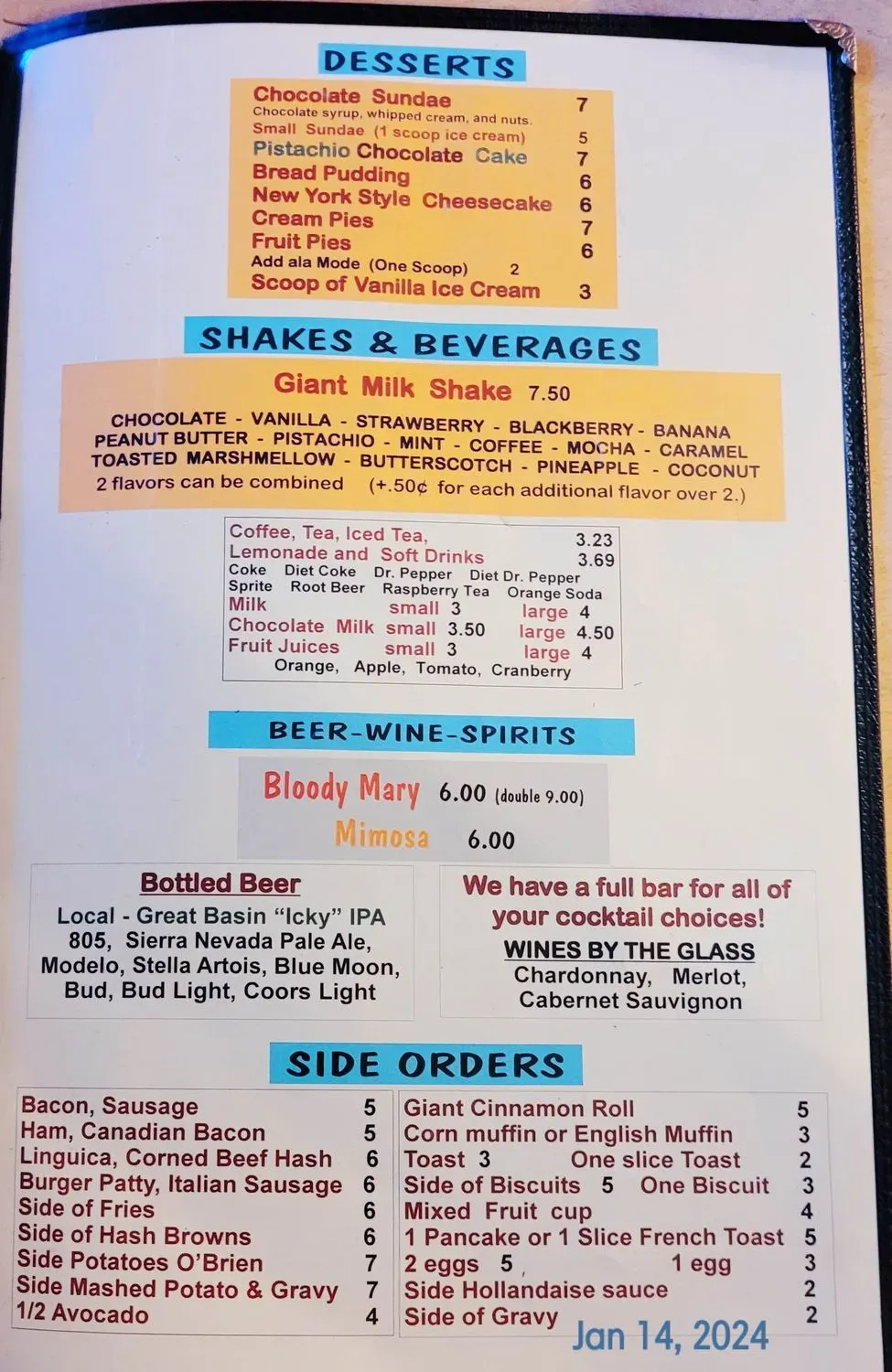 Menu 2