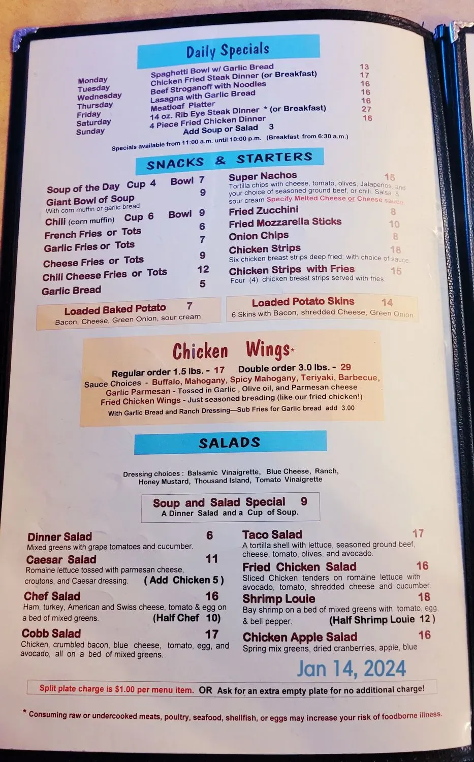 Menu 3