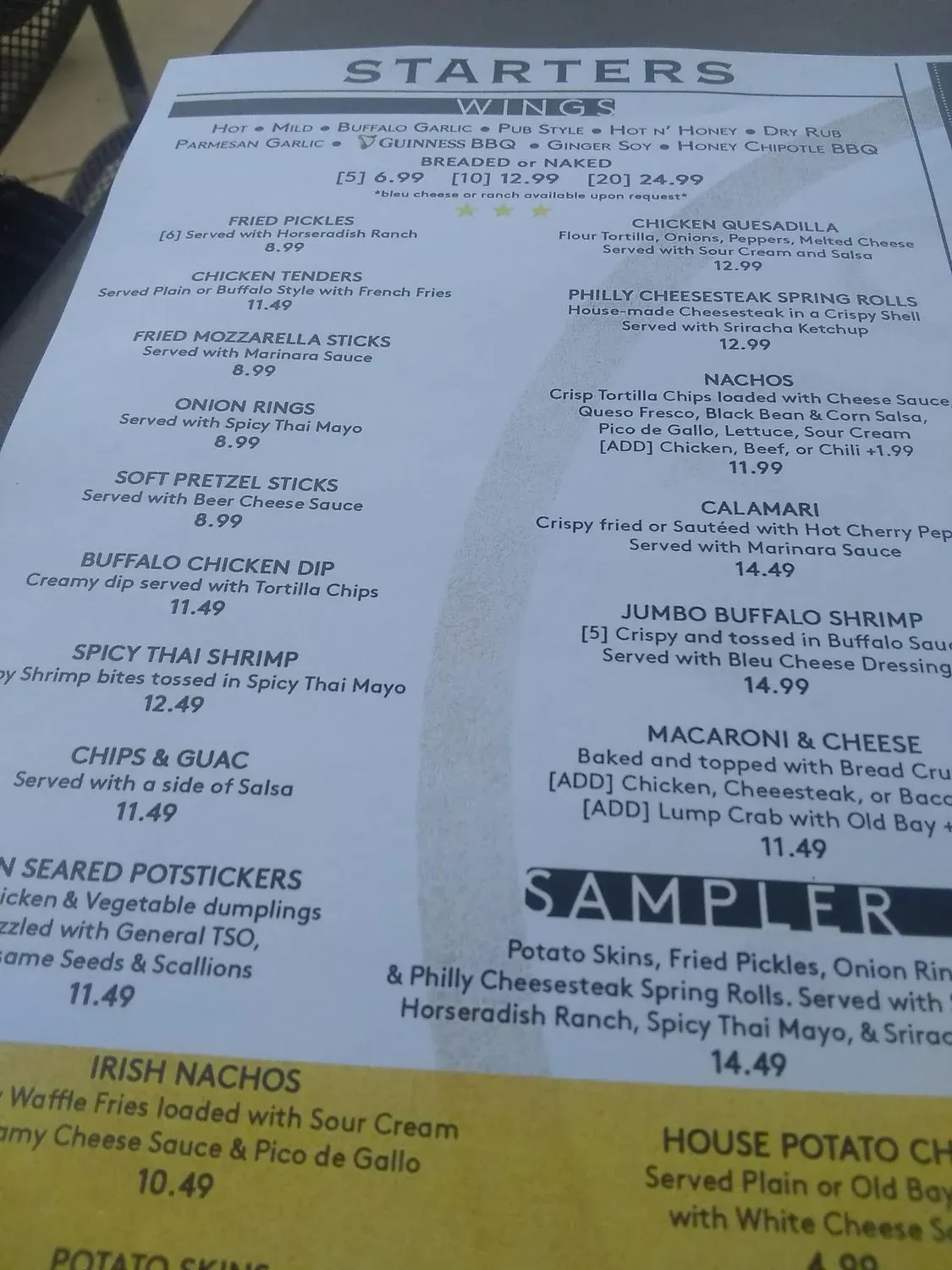 Menu 4