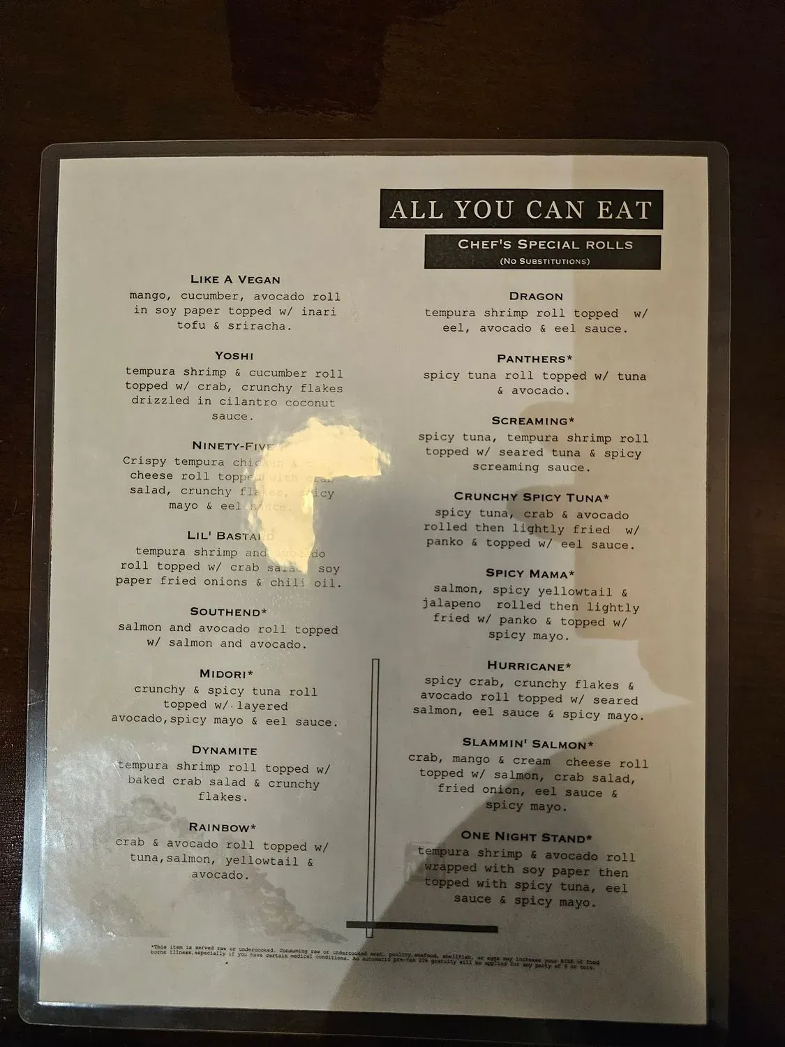 Menu 5