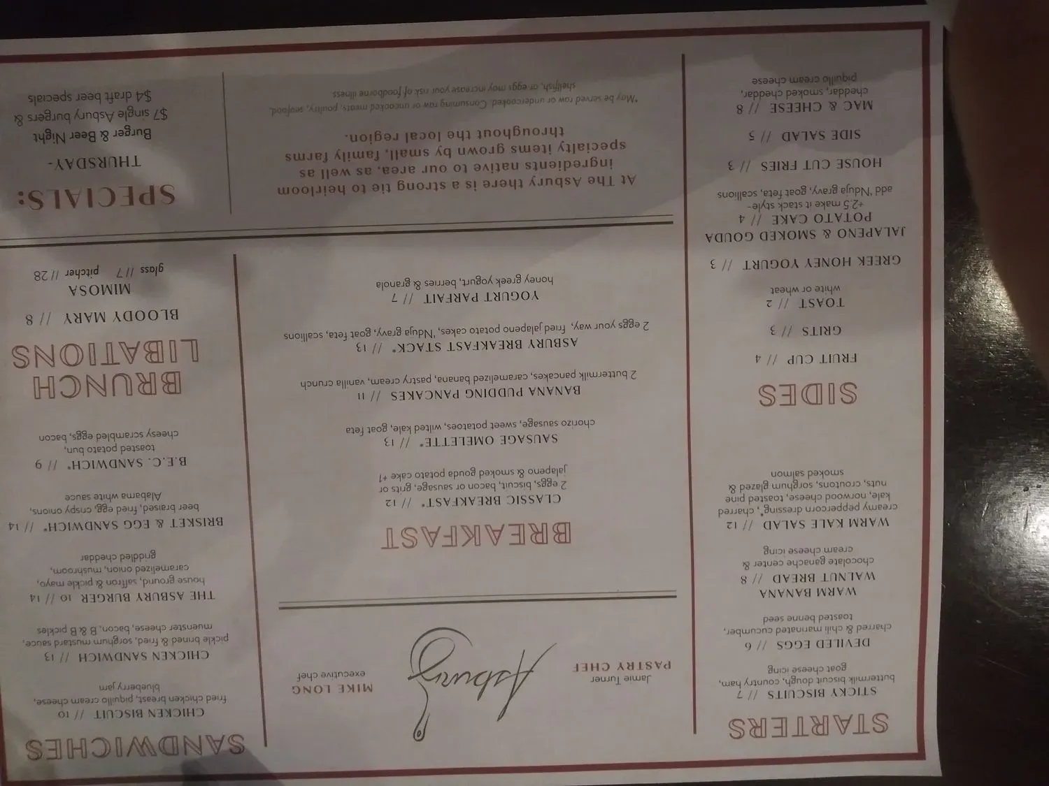 Menu 3