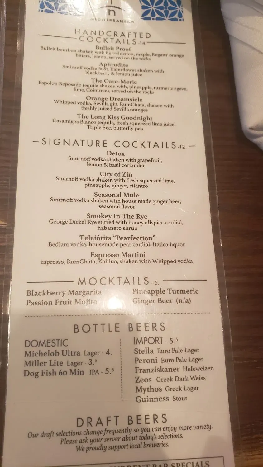 Menu 4