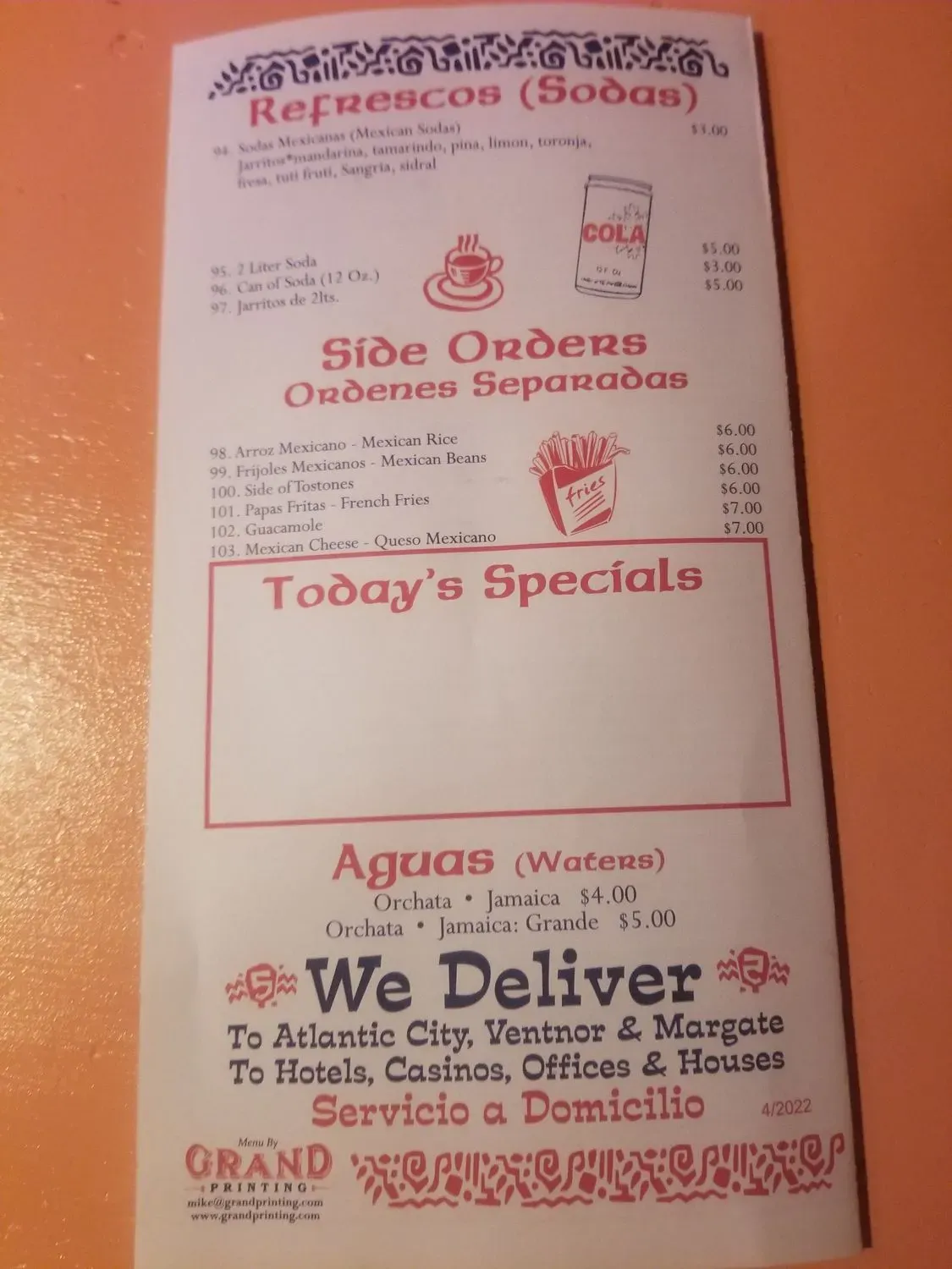 Menu 4